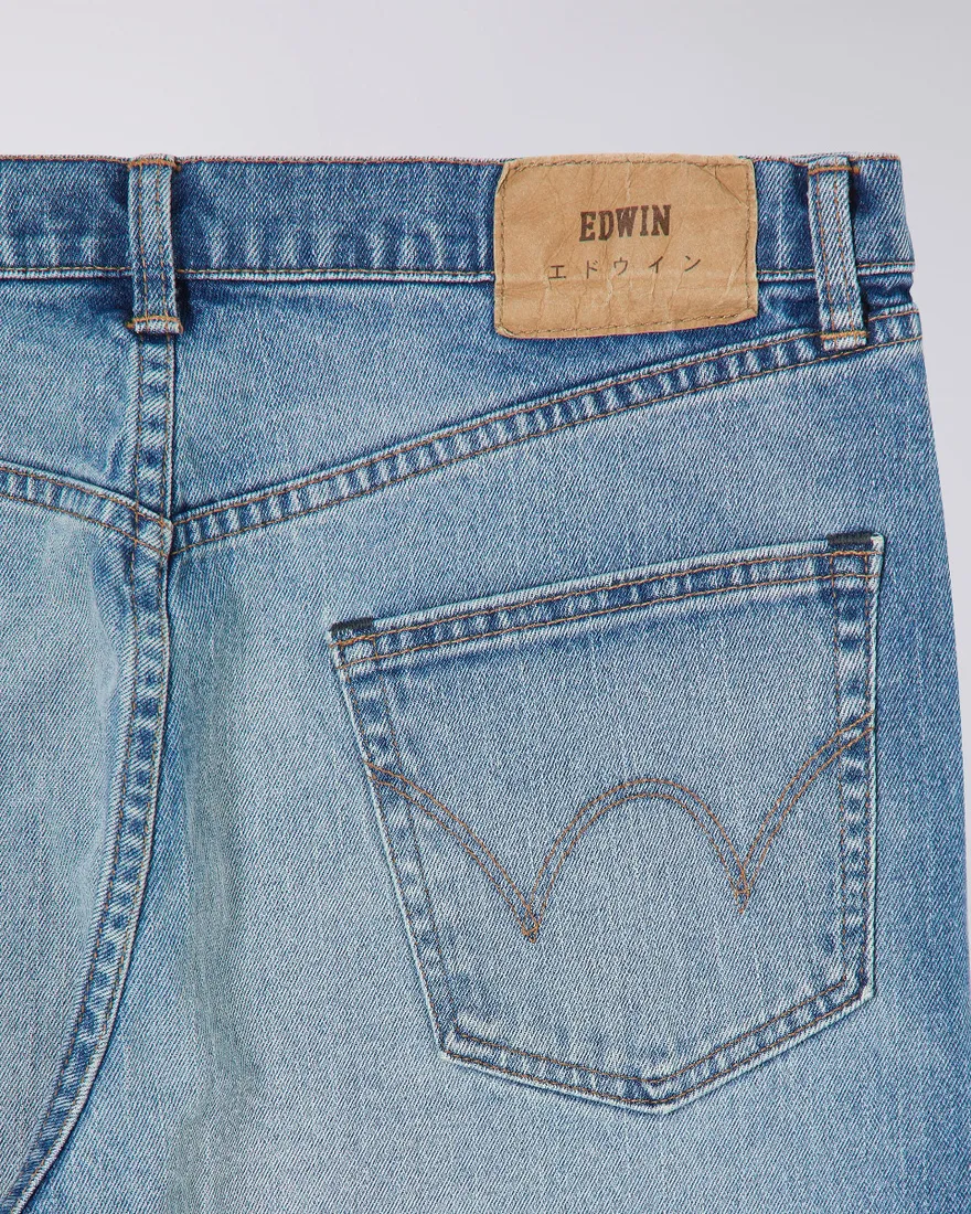 Edwin Slim Tapered Jeans L32 Blue Light Used - Imagen 3