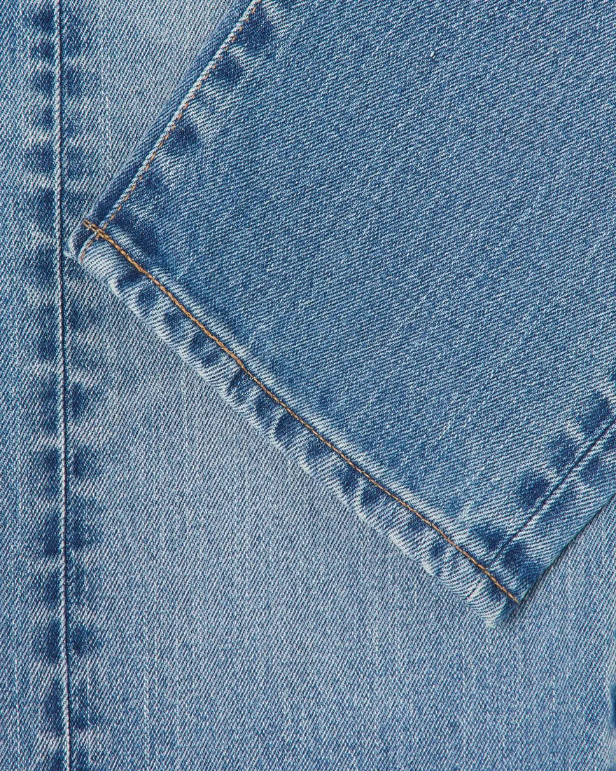 Edwin Slim Tapered Jeans L32 Blue Light Used - Imagen 4