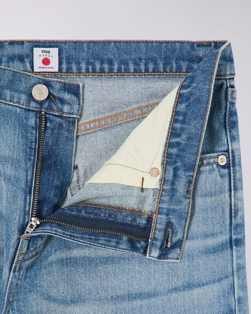 Edwin Slim Tapered Jeans L32 Blue Light Used - Imagen 5