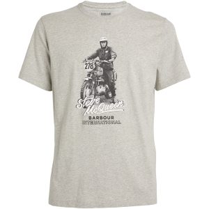 Barbour International Albie T-Shirt Grey Marl