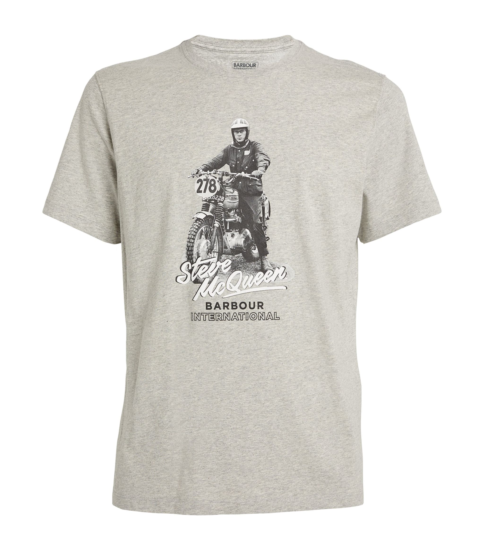 Barbour International Albie T-Shirt Grey Marl