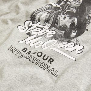 Barbour International Albie T-Shirt Grey Marl - Imagen 2