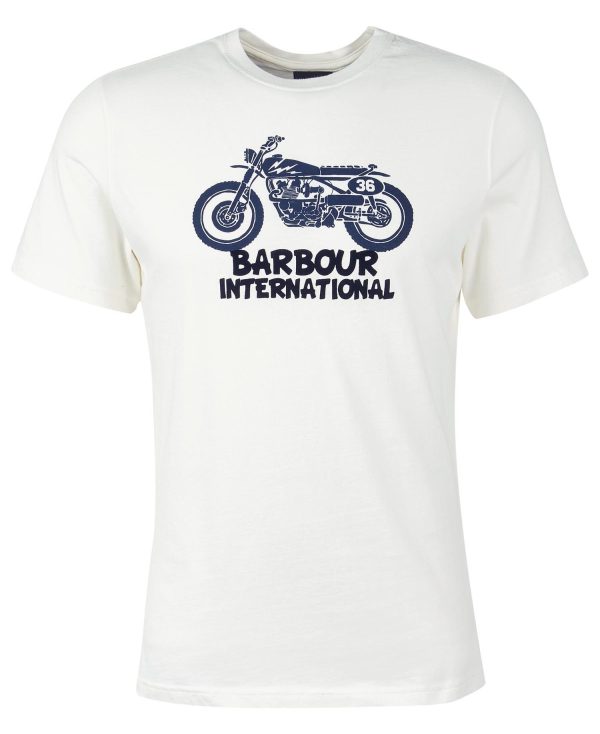 Barbour International Method T-Shirt Whisper White