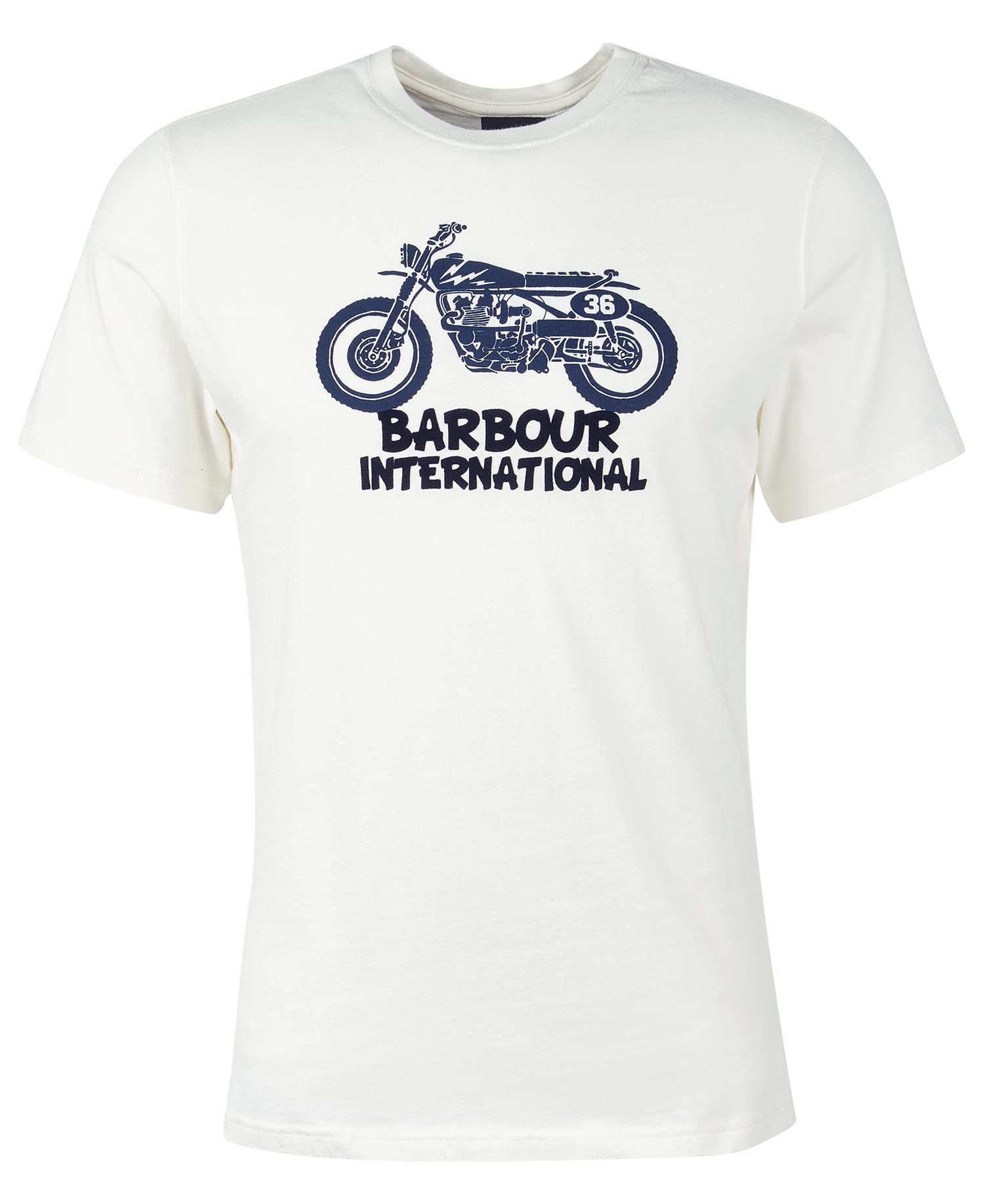 Barbour International Method T-Shirt Whisper White