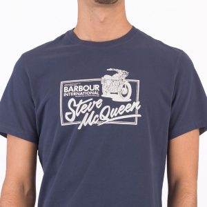 Barbour International Eddie T-Shirt Oxford Navy - Imagen 2