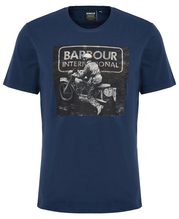 Barbour International Race T-Shirt Oxford Navy