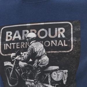 Barbour International Race T-Shirt Oxford Navy - Imagen 2
