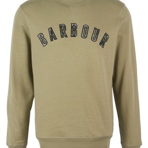 Barbour Debson Crew Neck Sweatshirt Bleached Olive