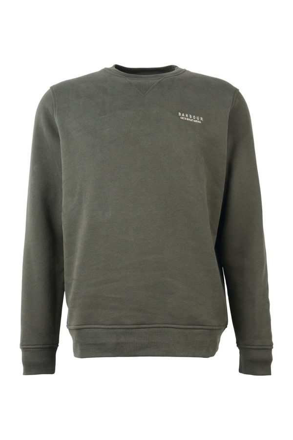Barbour International Charlton Crew Neck Sweatshirt Sage