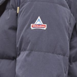 HOLUBAR Crinkle Cropped Puffer Jacket Dark Blue - Imagen 5