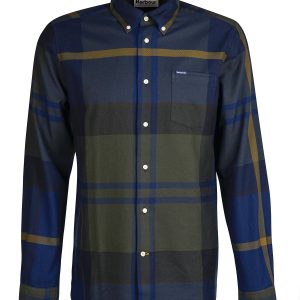 Barbour Dunoon Tailored Shirt Olive Night