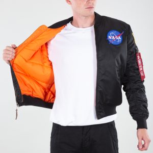 Alpha Industries MA-1 VF NASA Black - Imagen 3
