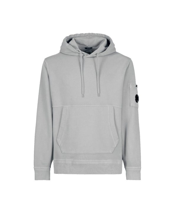 C.P. Company Cotton Fleece Hoodie Flint Grey