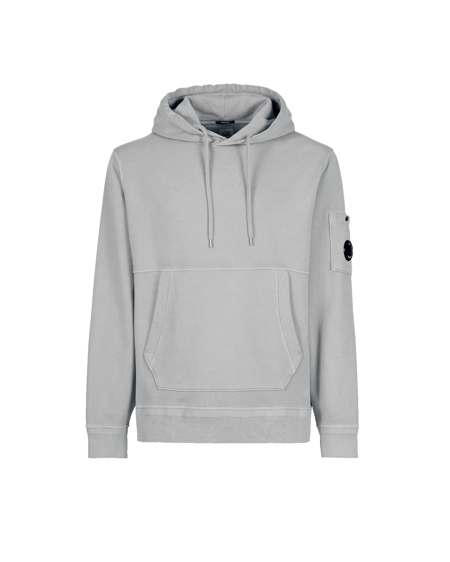 C.P. Company Cotton Fleece Hoodie Flint Grey