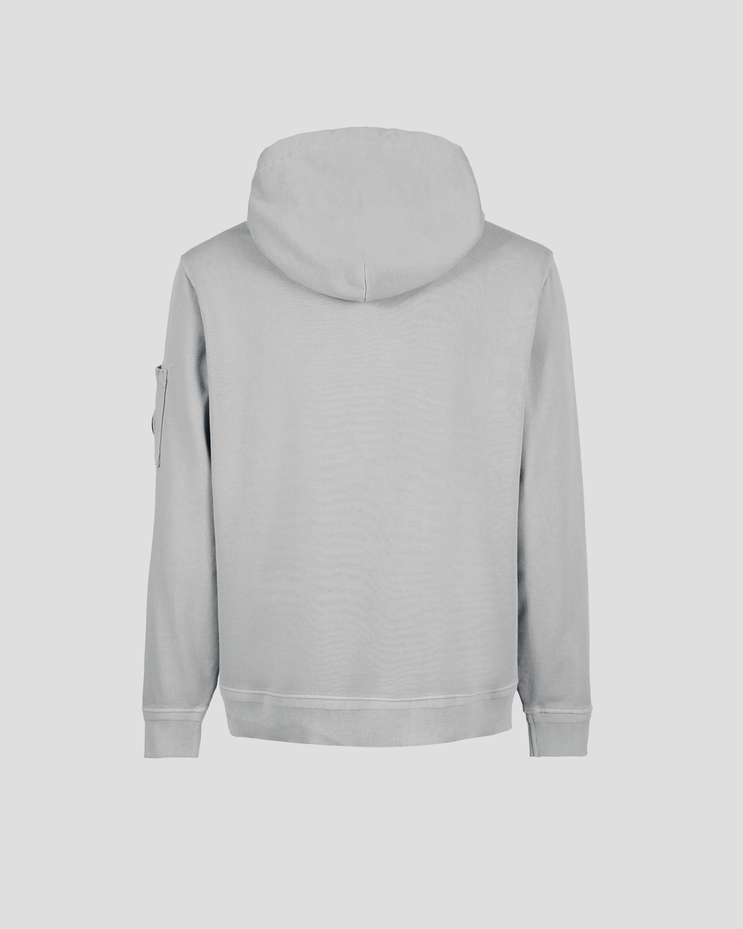 C.P. Company Cotton Fleece Hoodie Flint Grey - Imagen 8