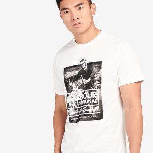 Barbour International Morris Graphic T-Shirt Whisper White - Imagen 3