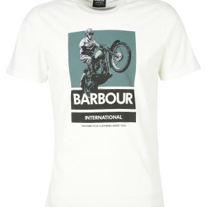 Barbour International Archie Graphic-Print T-Shirt Whisper White