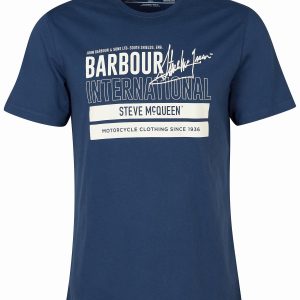 Barbour International Barry Graphic T-Shirt Insignia Blue