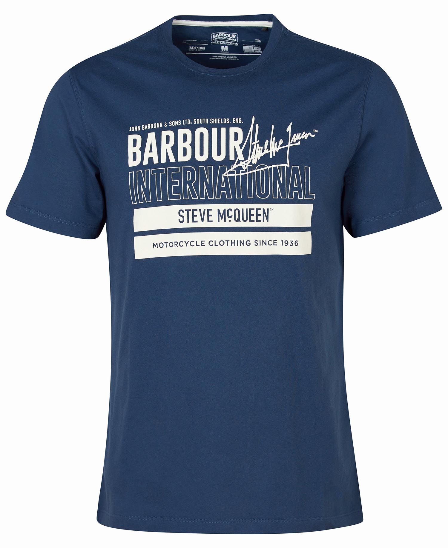 Barbour International Barry Graphic T-Shirt Insignia Blue