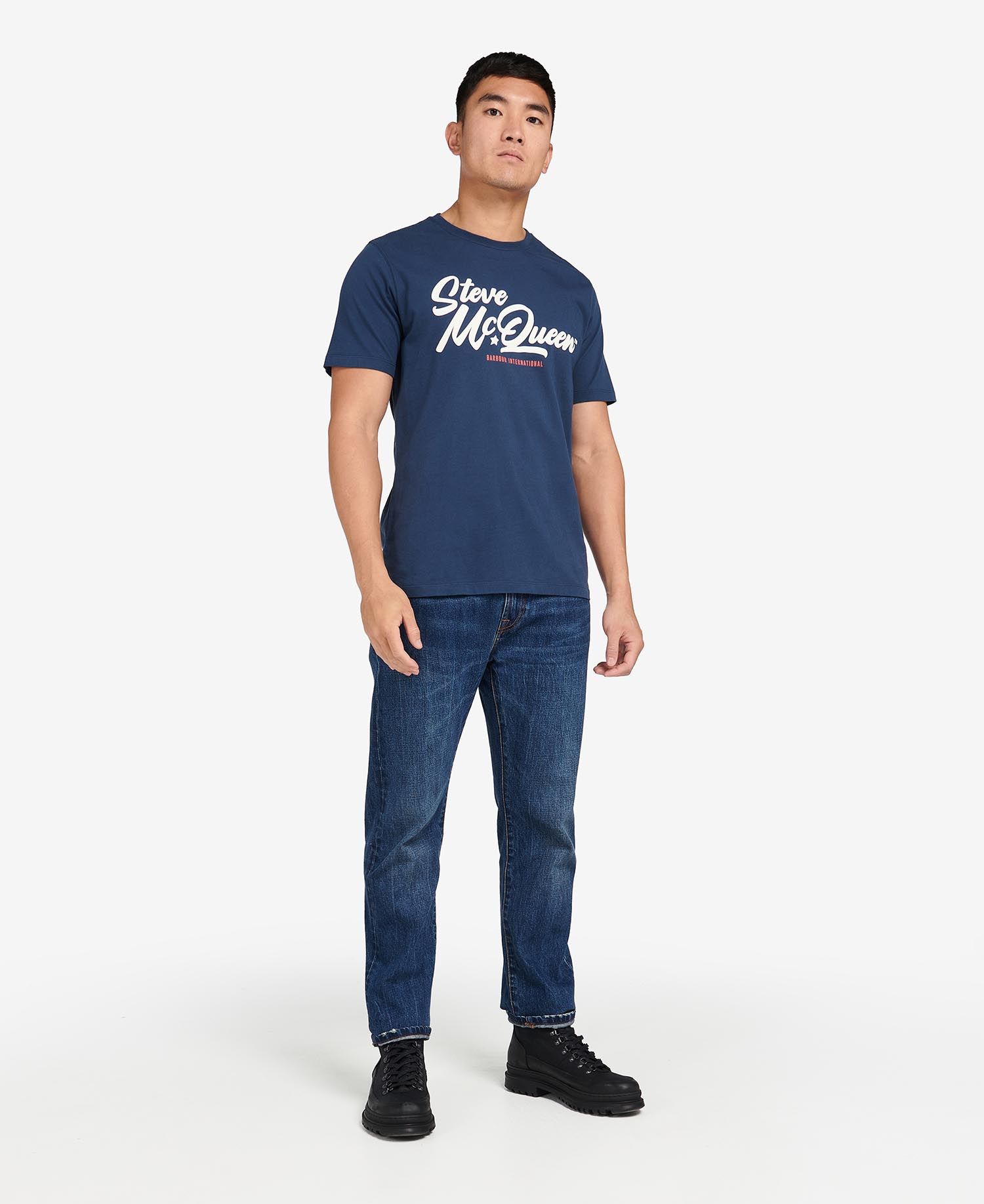 Barbour International Murrey Graphic T-Shirt Insignia Blue - Imagen 2