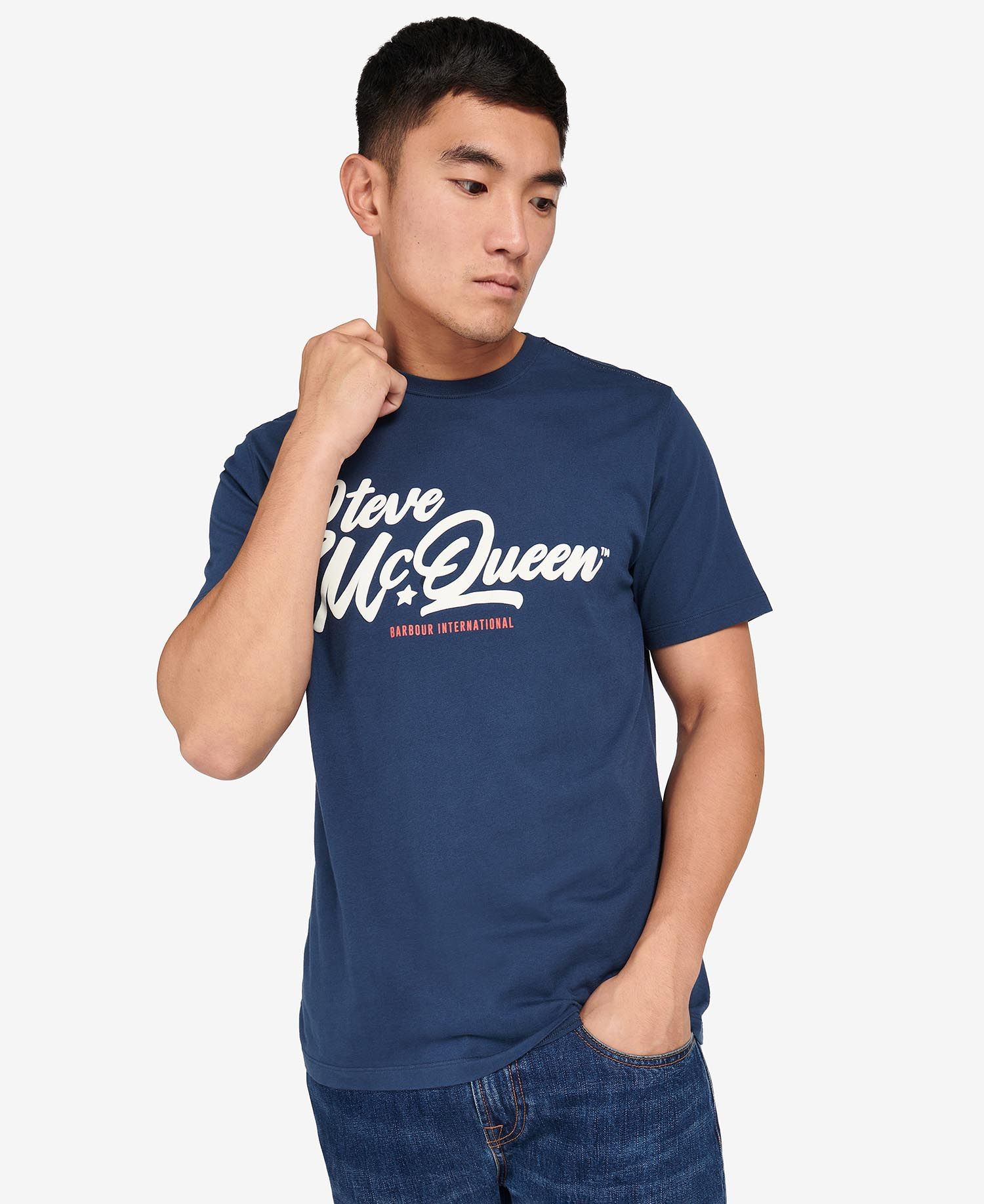 Barbour International Murrey Graphic T-Shirt Insignia Blue - Imagen 3