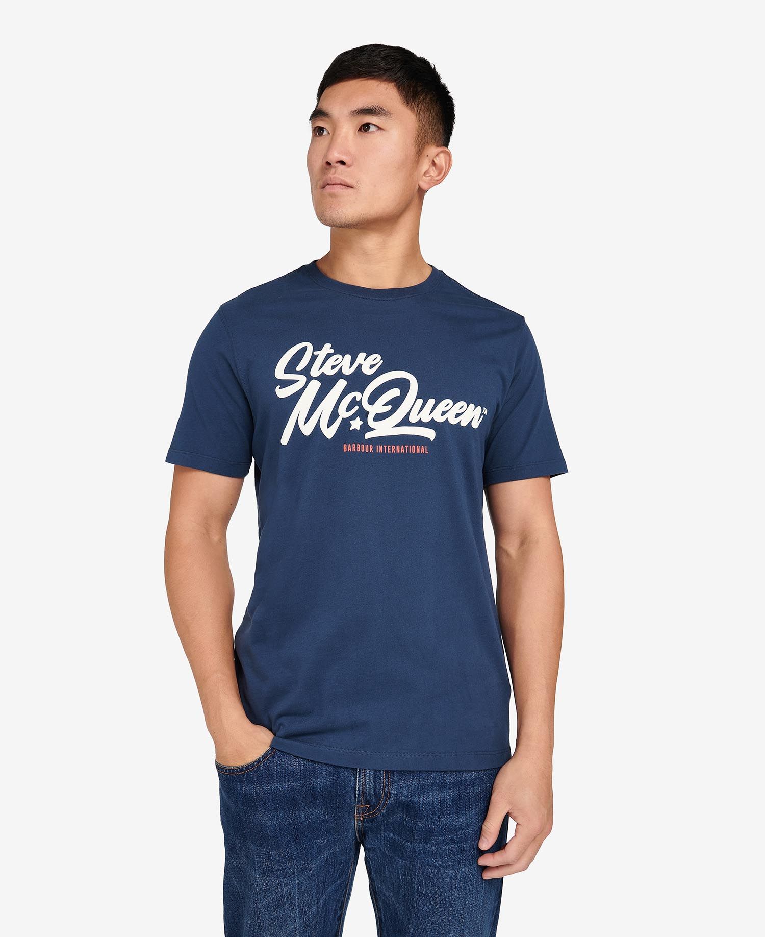 Barbour International Murrey Graphic T-Shirt Insignia Blue - Imagen 4