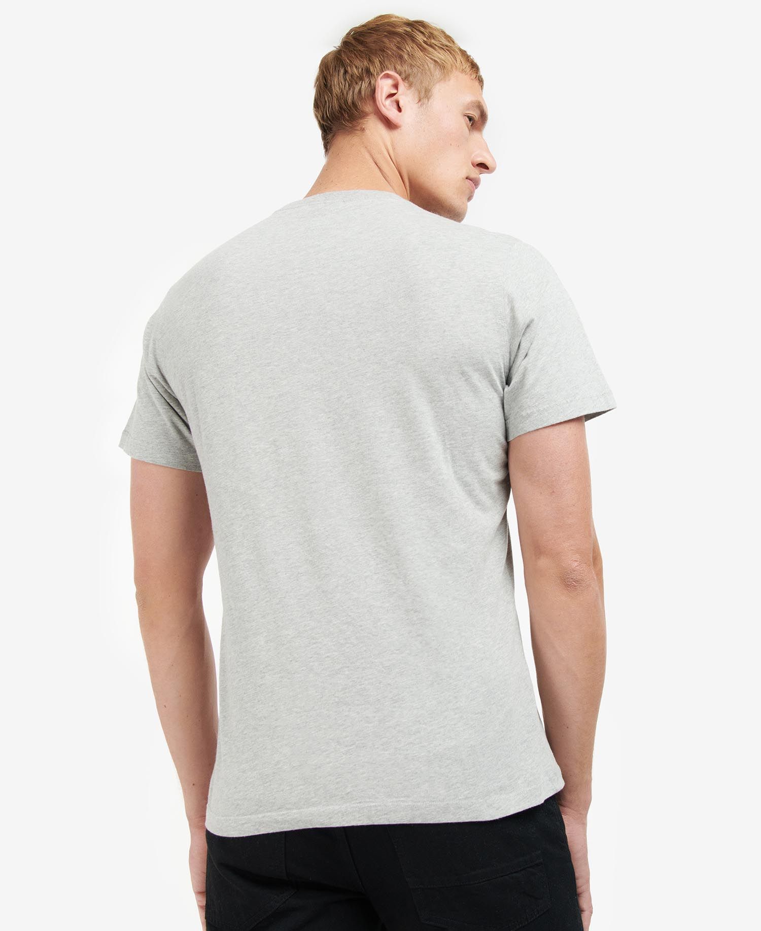 Barbour International Arter Graphic-Print T-Shirt Grey Marl - Imagen 5