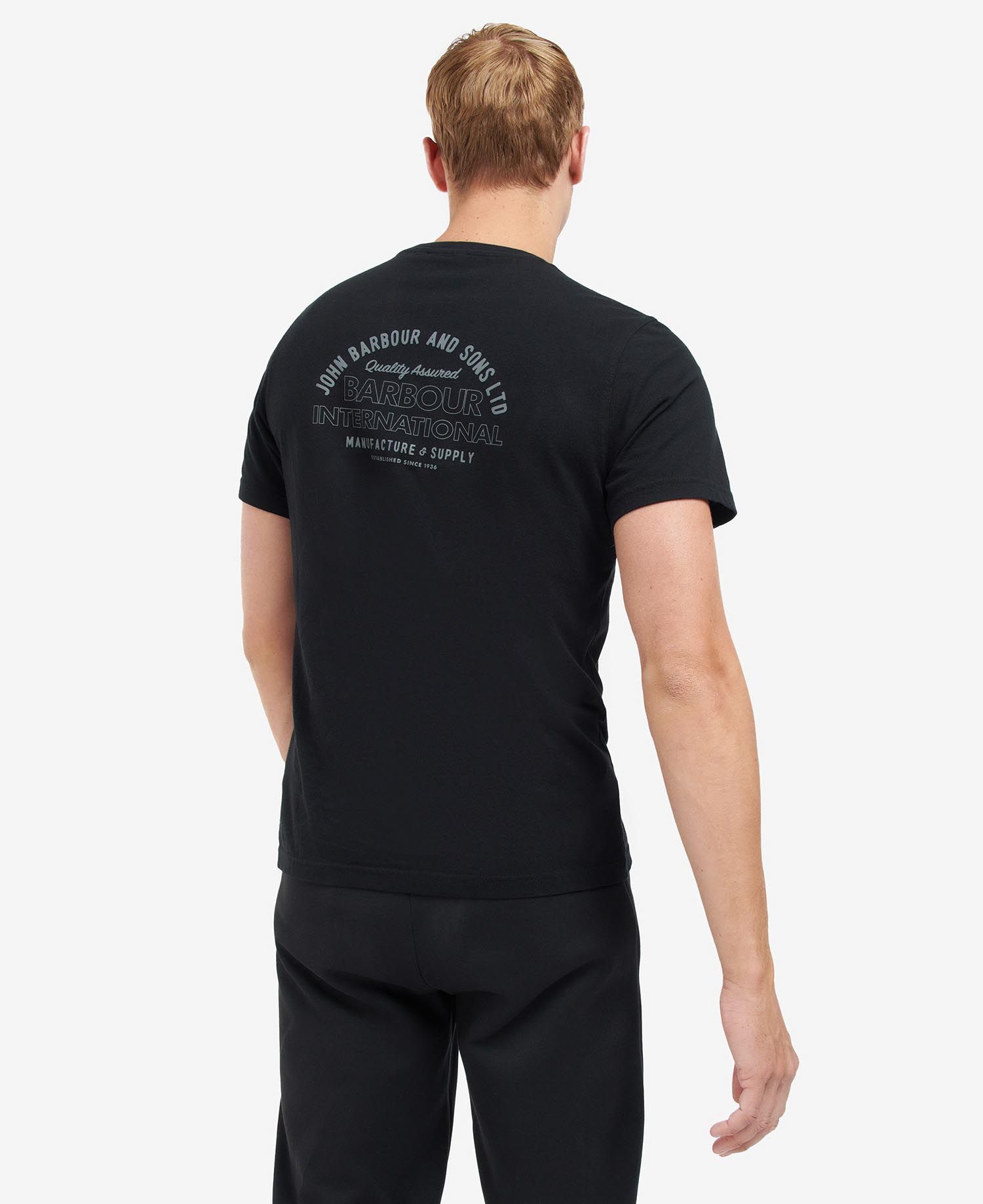Barbour International Arch T-Shirt Black - Imagen 4