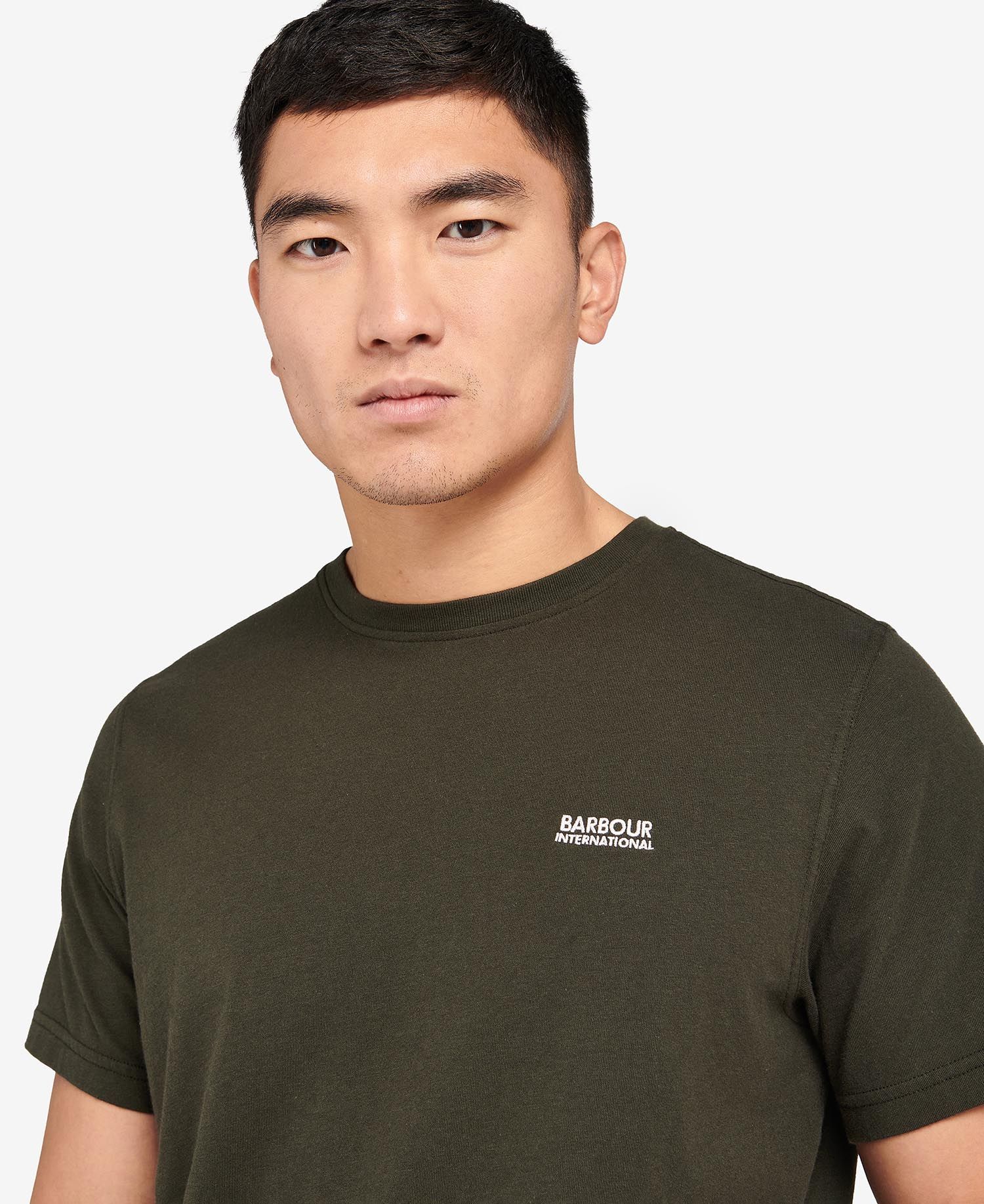 Barbour International Arch T-Shirt Forest Green - Imagen 5