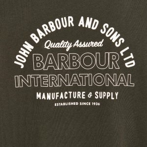 Barbour International Arch T-Shirt Forest Green - Imagen 6