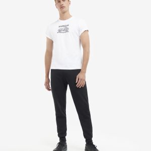 Barbour International Lens Graphic-Print T-Shirt White - Imagen 2