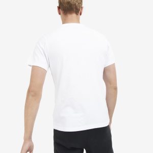 Barbour International Lens Graphic-Print T-Shirt White - Imagen 5