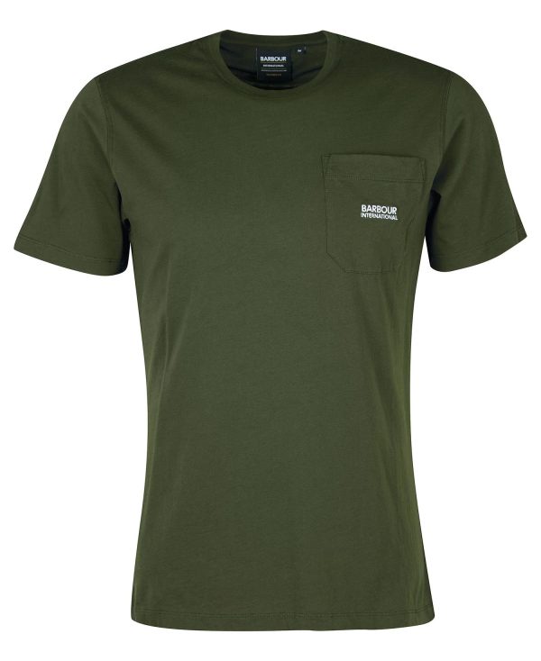 Barbour International Radok Pocket T-Shirt Forest Green