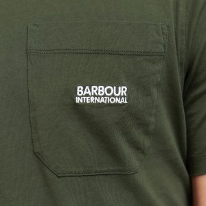 Barbour International Radok Pocket T-Shirt Forest Green - Imagen 7