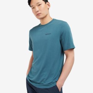 Barbour Coordinates Logo T-Shirt Lake - Imagen 3