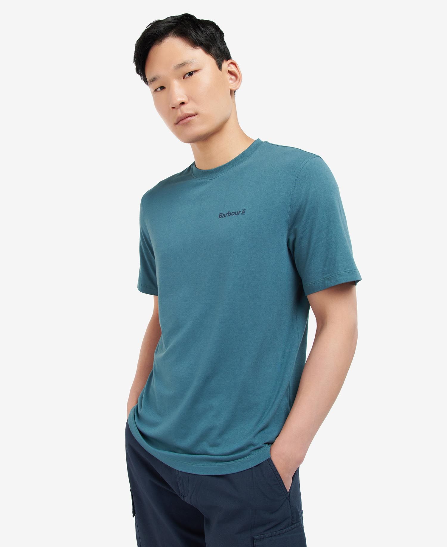 Barbour Coordinates Logo T-Shirt Lake - Imagen 3