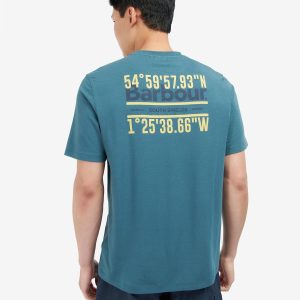 Barbour Coordinates Logo T-Shirt Lake - Imagen 5