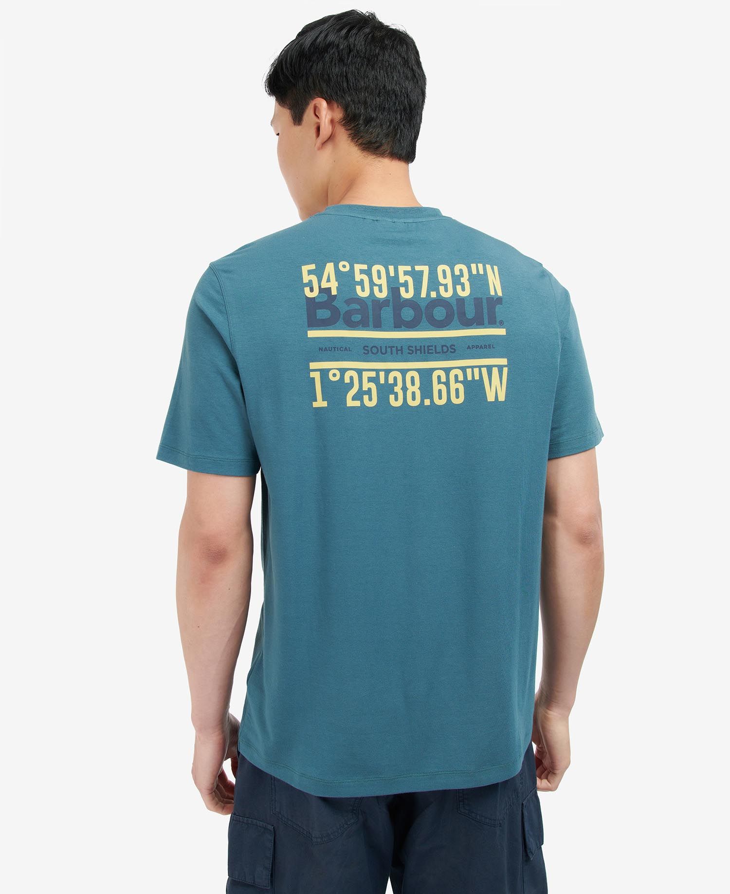Barbour Coordinates Logo T-Shirt Lake - Imagen 5