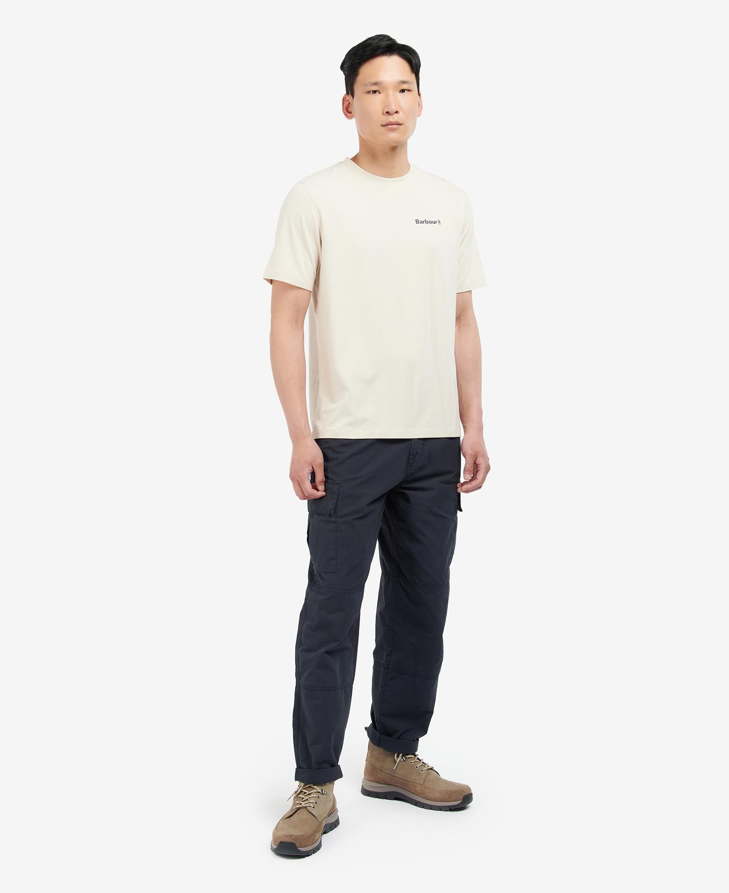 Barbour Coordinates Logo T-Shirt Mist - Imagen 2