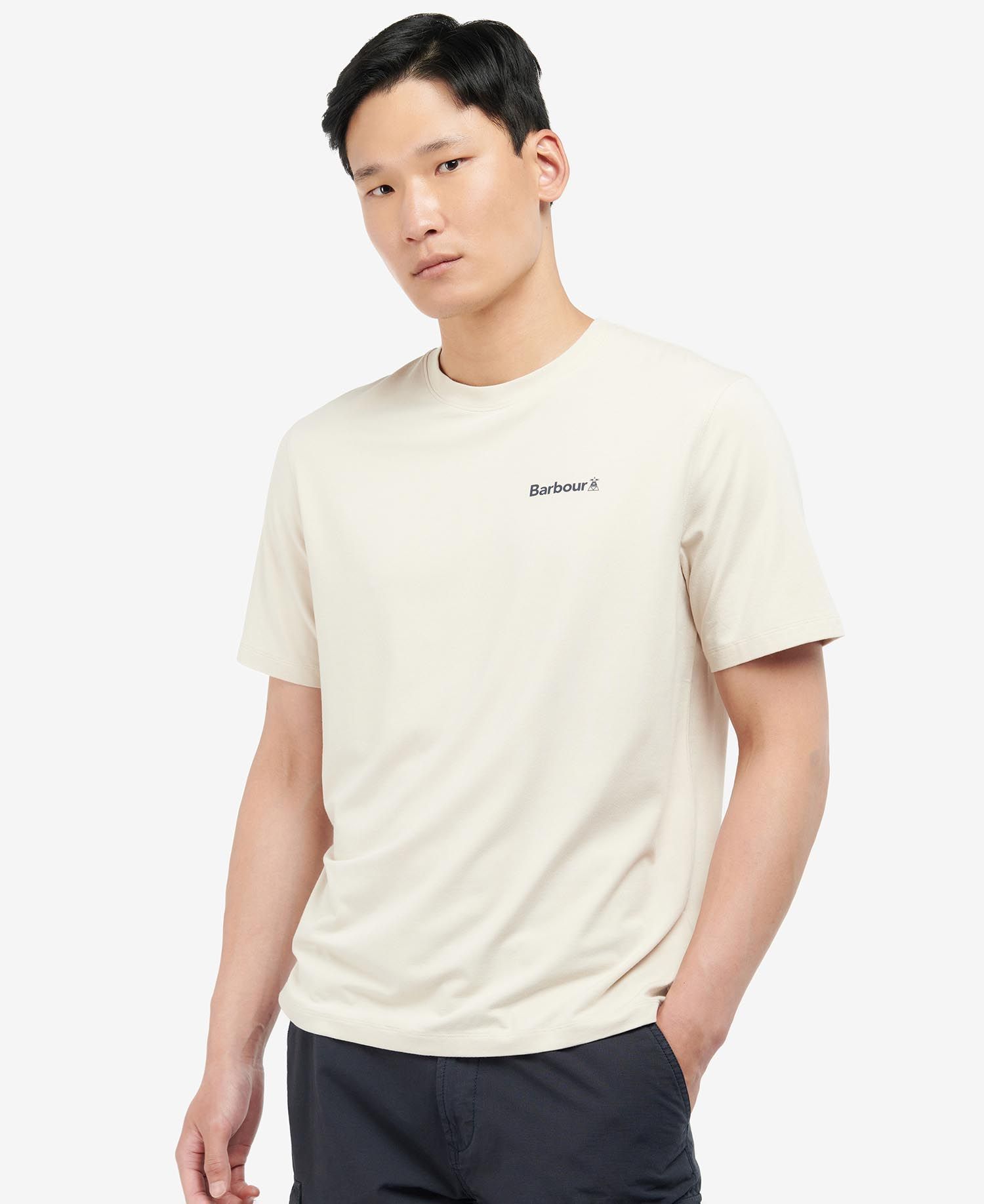 Barbour Coordinates Logo T-Shirt Mist - Imagen 3