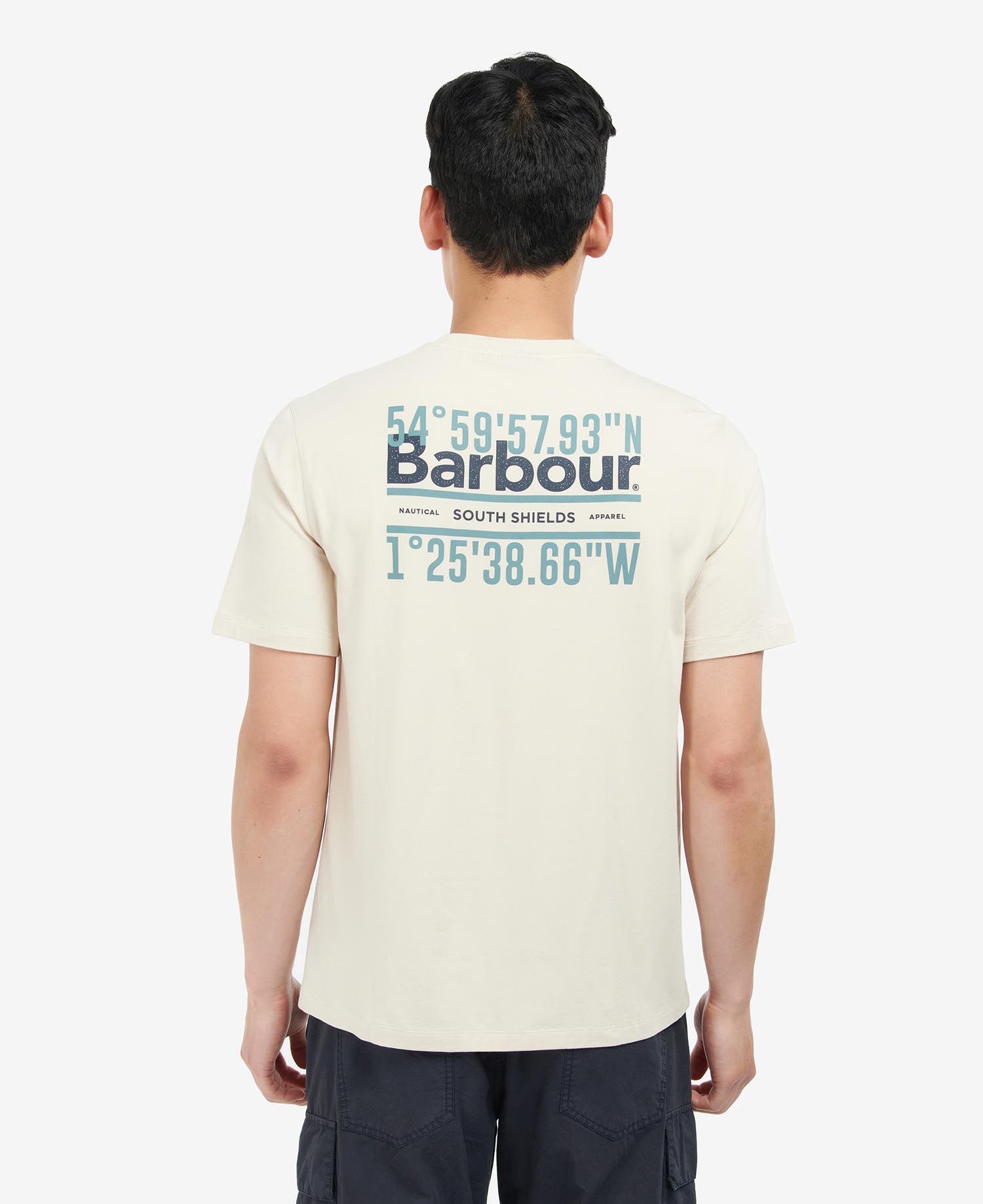 Barbour Coordinates Logo T-Shirt Mist - Imagen 5