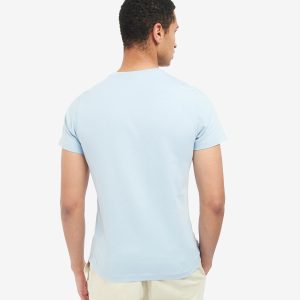 Barbour Break Graphic-Print T-Shirt Blue Fog - Imagen 2