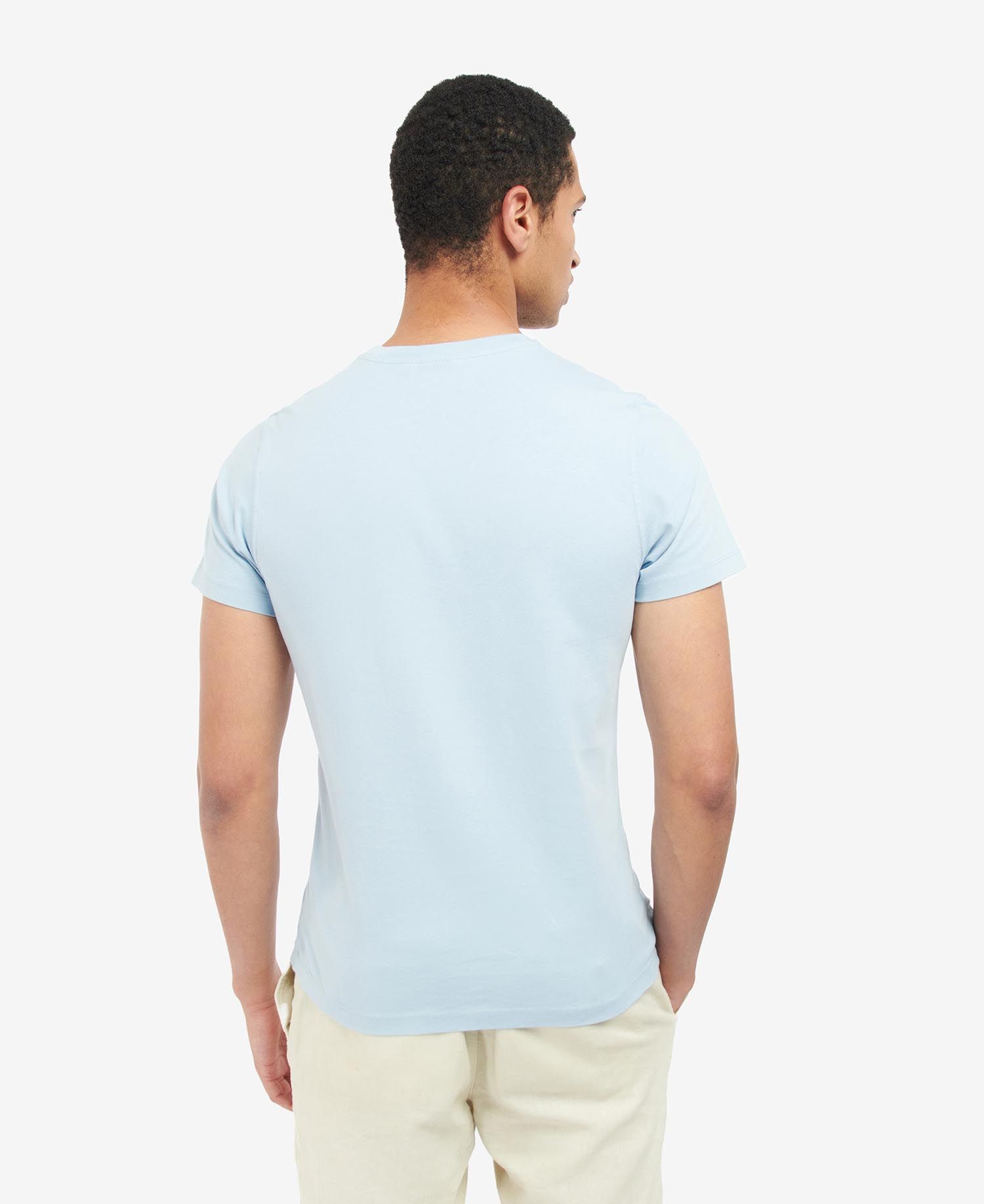 Barbour Break Graphic-Print T-Shirt Blue Fog - Imagen 2