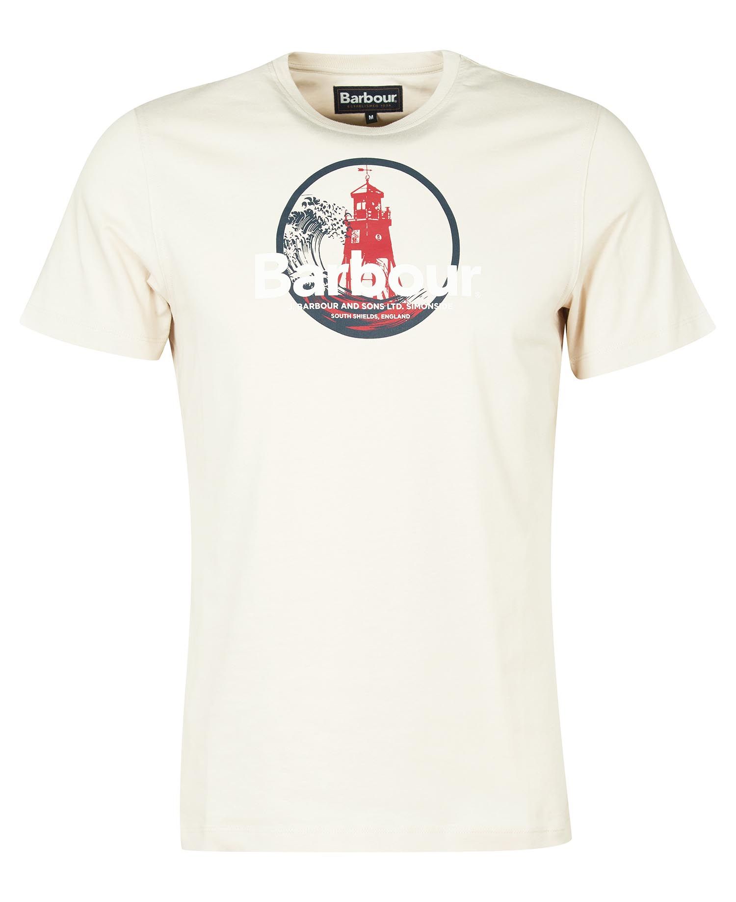 Barbour Break Graphic-Print T-Shirt Rainy Day