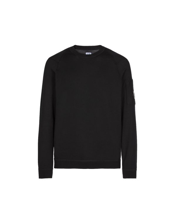 C.P. Company Sea Island Cotton Sweater Black