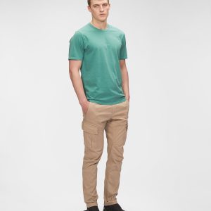 C.P. Company Stretch Sateen Cargo Pants Cobblestone Brown - Imagen 2