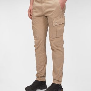 C.P. Company Stretch Sateen Cargo Pants Cobblestone Brown - Imagen 3