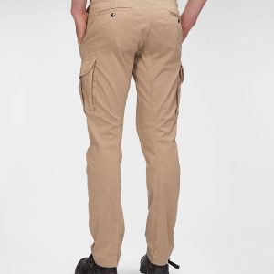 C.P. Company Stretch Sateen Cargo Pants Cobblestone Brown - Imagen 4