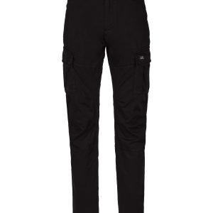 C.P. Company Stretch Sateen Cargo Pants Black