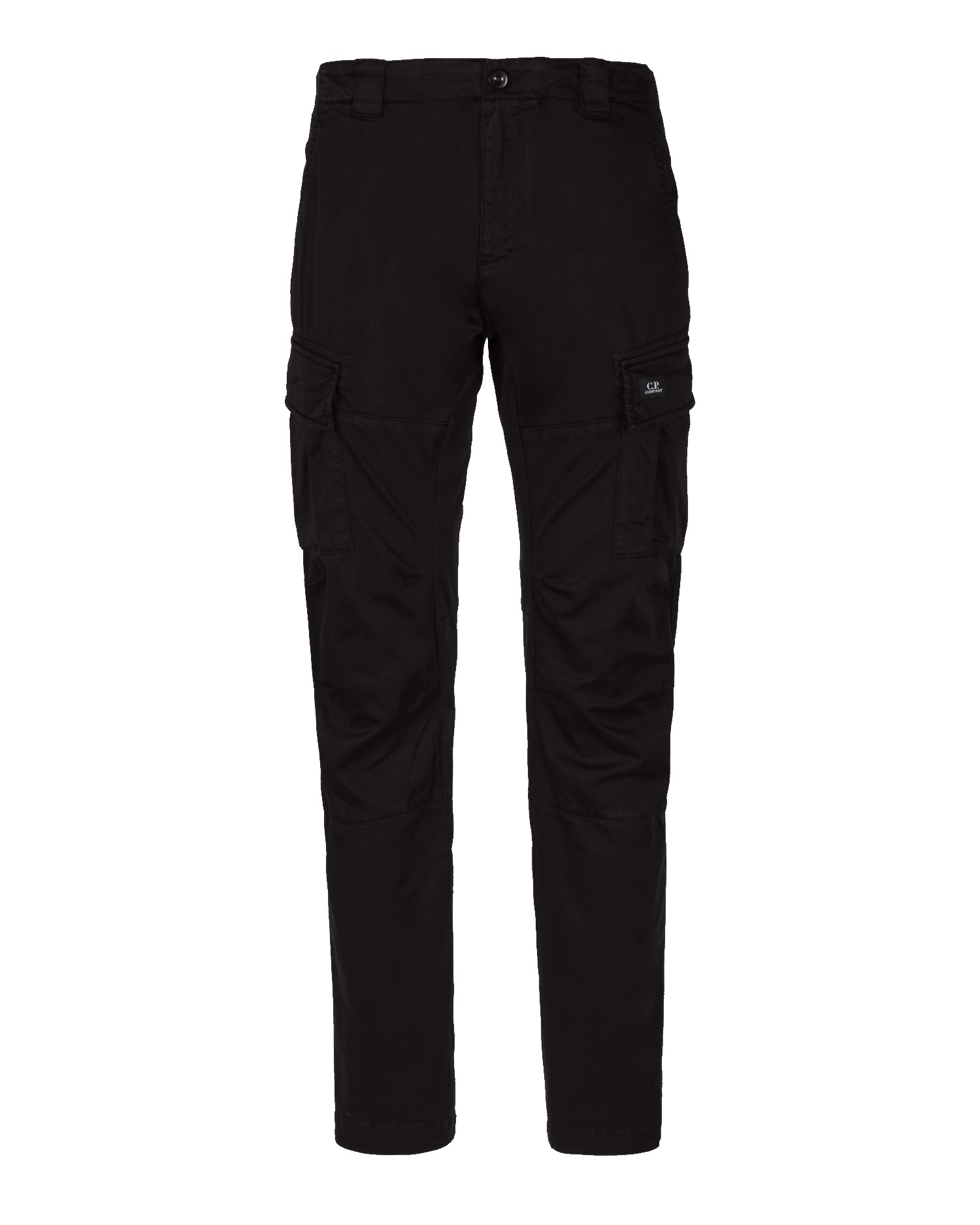 C.P. Company Stretch Sateen Cargo Pants Black